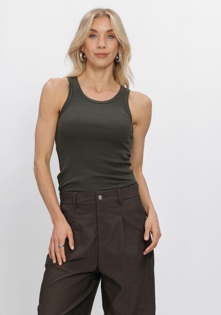 Donkergroene WITHBLACK Top WBLDORDI TANK - large