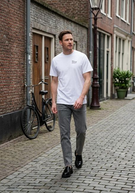 Witte FOR&Eacute;T T-shirt FARM T-SHIRT - large