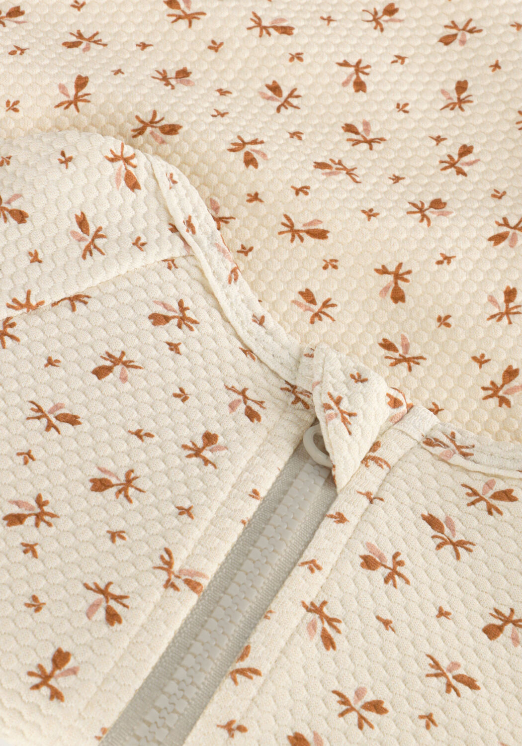 Beige QUINCY MAE Badpakken OLIVIA RASHGUARD ONE-PIECE CLAY - large