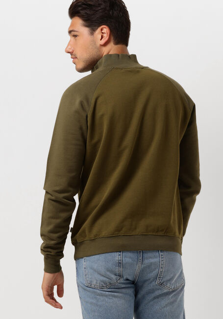 Groene FORÉT Sweater CREEK HALF ZIP - large