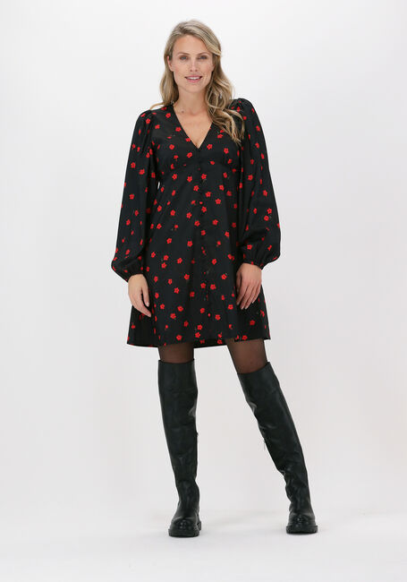 Zwarte ENVII Mini jurk ENCORALINE DRESS 6859 - large