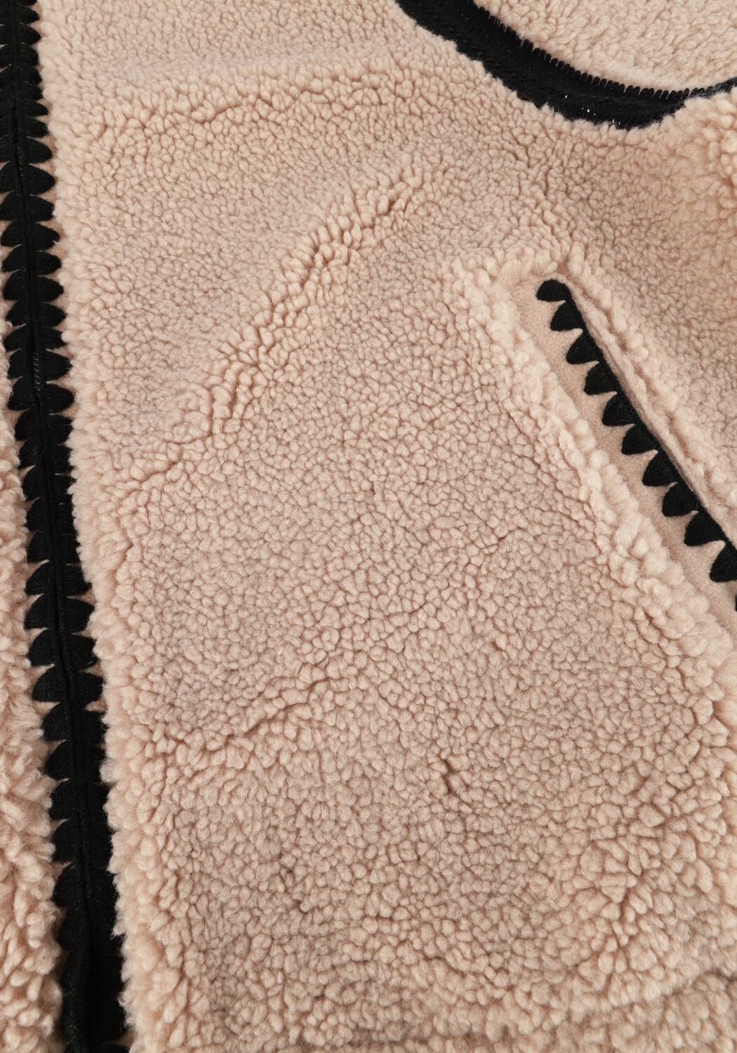 Zand UGG Jack NIKIA CHROCHET FLUFF JACKET - large