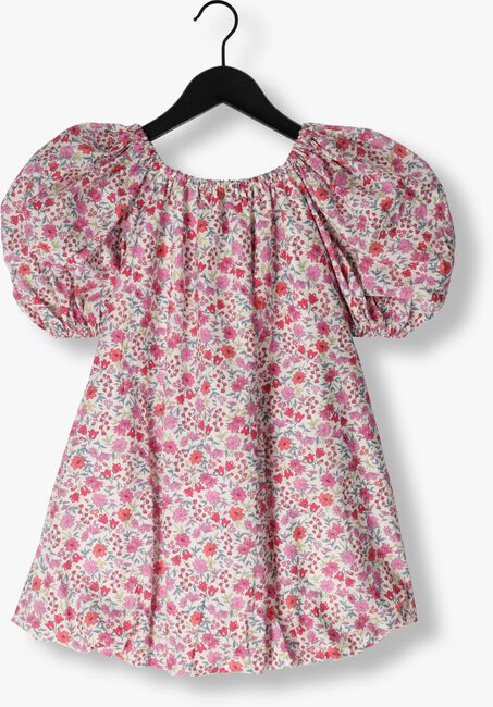 Roze Salty Stitch Mini jurk BALLON JURK - FLOWER - large