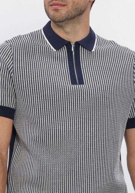 Donkerblauwe BLUE INDUSTRY Polo KNITTED POLO SHORT SLEEVE - large