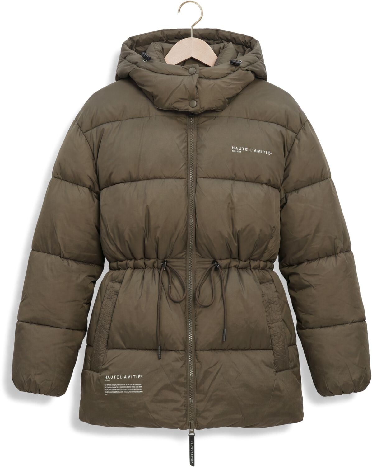 HAUTE L'AMITIÉ Haute L'Amitié Dames Jassen Climb Puffer Jacket Groen
