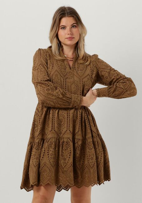 Camel Y.A.S. Mini jurk YASHOLI LS DRESS - large