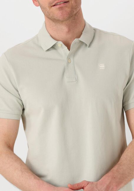 Beige G-STAR RAW Polo DUNDA SLIM POLO S\S - large