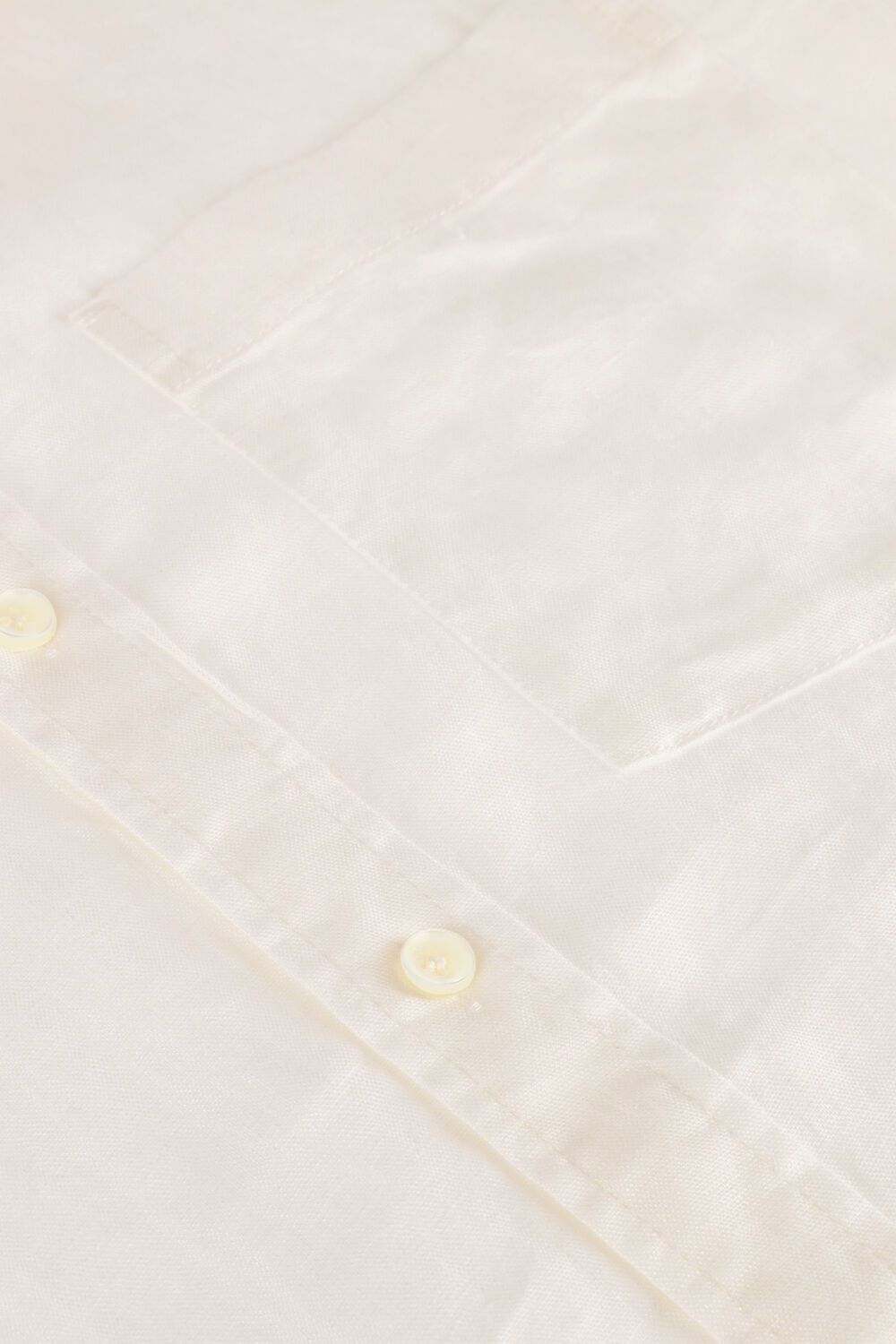 Ecru SCOTCH & SODA Casual overhemd LINEN SHIRT - large