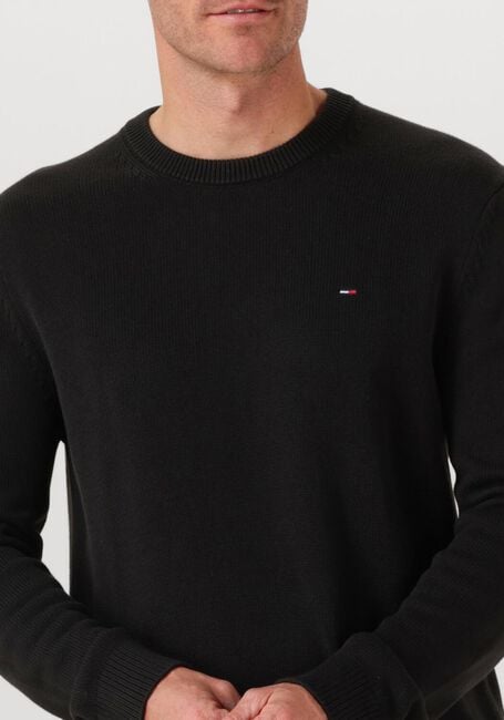 Zwarte TOMMY JEANS Trui TJM SLIM ESS SWEATER EXTS - large