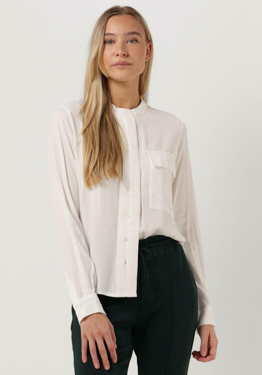 Witte SIMPLE Blouse EVIA WV LYOCEL 22 3 Omoda