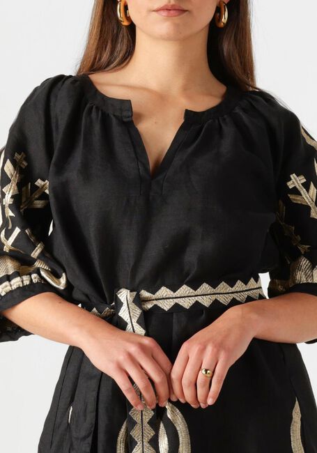Zwarte GREEK ARCHAIC KORI Maxi jurk 230654 - large