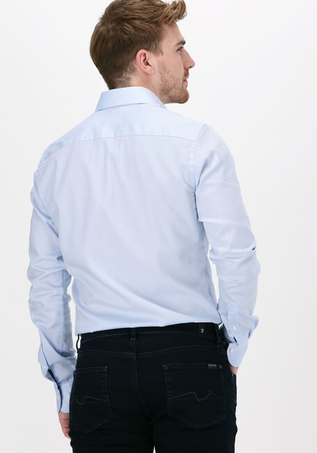 Lichtblauwe PROFUOMO Klassiek overhemd FINE TWILL - SLIM FIT - NON IRON EXTRA LONG SLEEVE - large