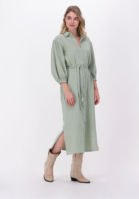 Groene SIMPLE Maxi jurk EVIN - large