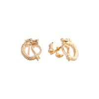 Gouden ATLITW STUDIO Oorbellen PARADE EARRINGS DRAGON Gouden ATLITW STUDIO Oorbellen PARADE EARRINGS DRAGON - medium