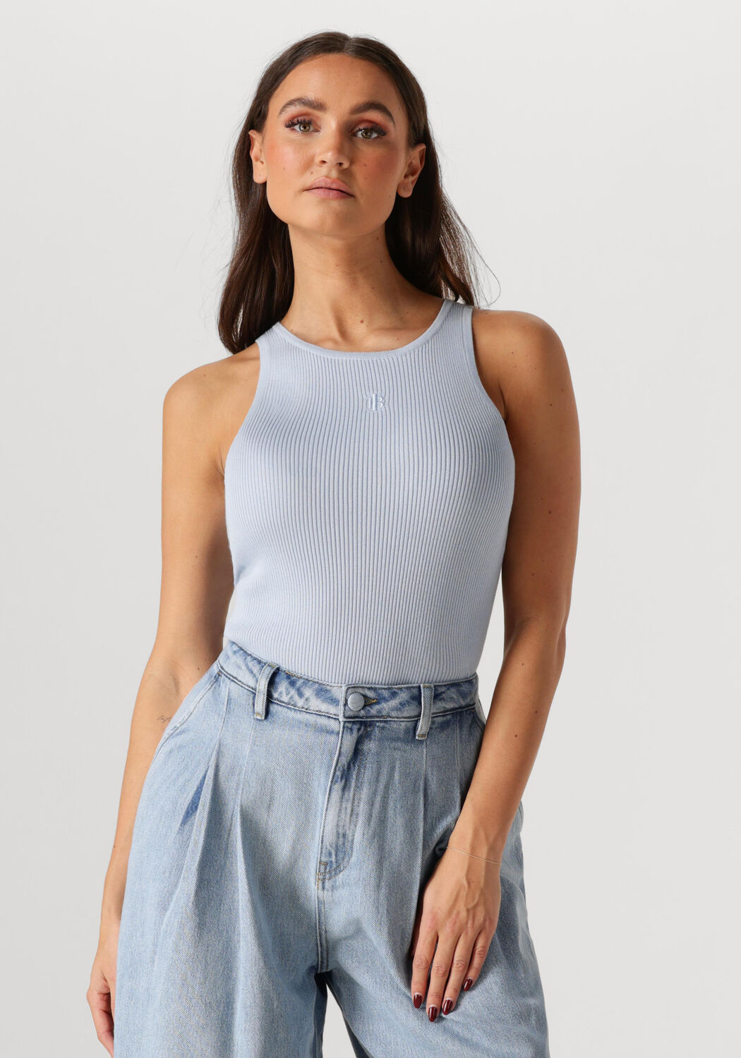 IBANA Dames Tops & T-shirts Tamora Lichtblauw