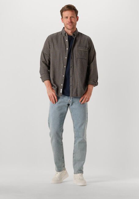 Bruine FORÉT Casual overhemd CREEK FLANNEL SHIRT - large