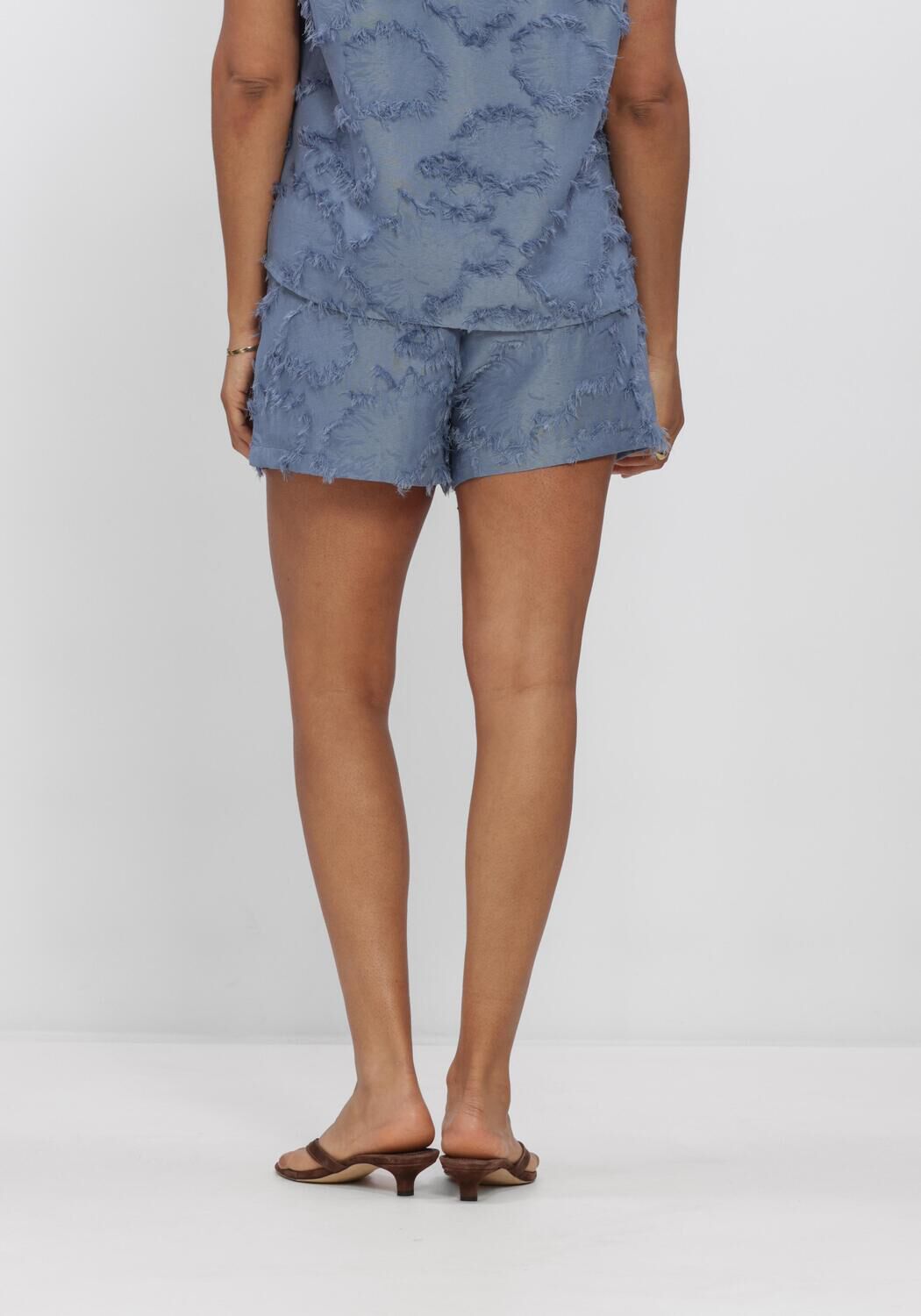 Blauwe STUDIO AMAYA Broeken SOFIA SHORT - large