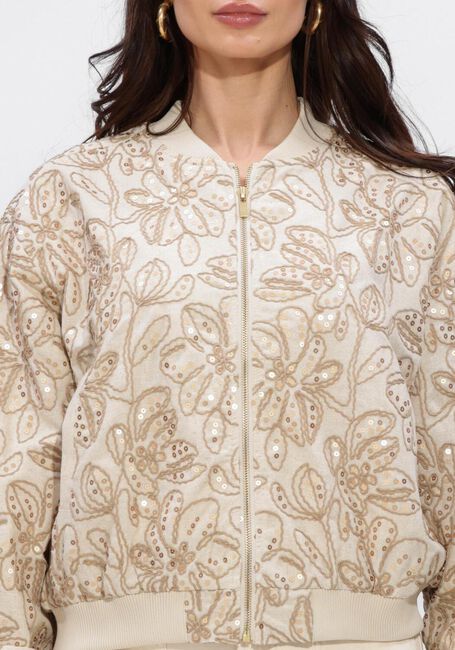 Beige NUKUS Jack GINNY BOMBER PAILLET - large