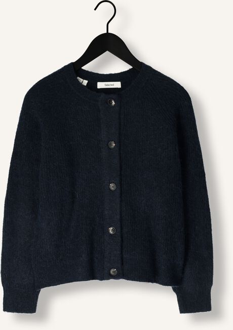 SELECTED FEMME Gebreid damesvest met lange mouwen, berk, M SELECTED FEMME Gebreid damesvest met lange mouwen, berk, M