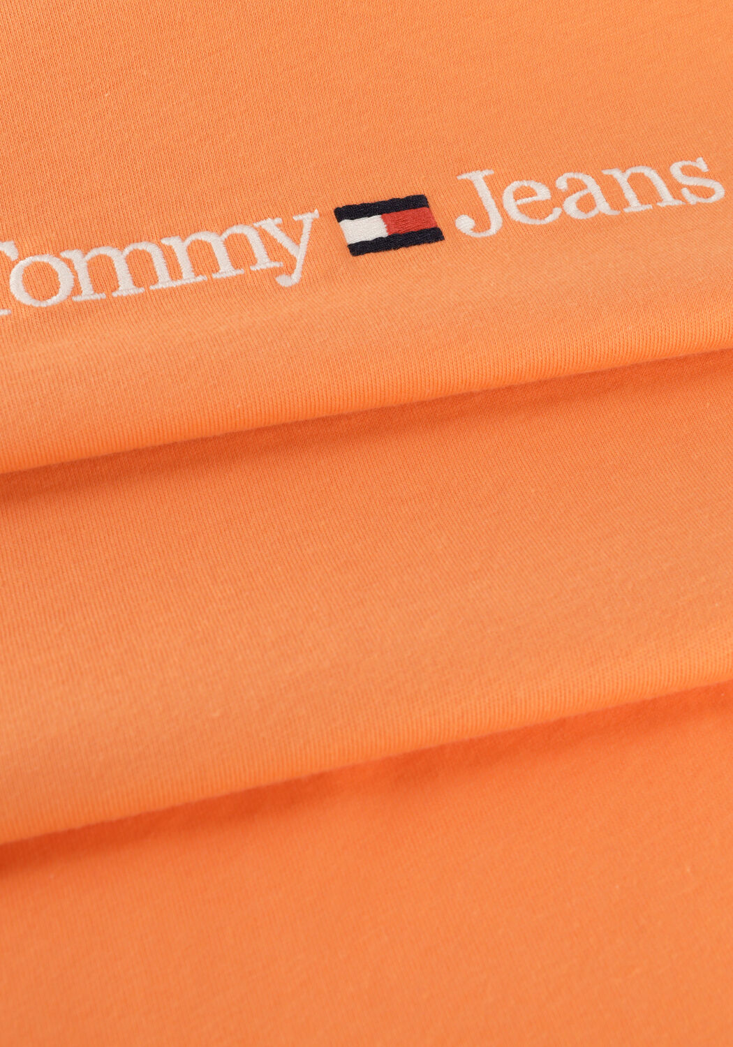 Oranje TOMMY JEANS T-shirt TJM CLASSIC LINEAR LOGO TEE - large