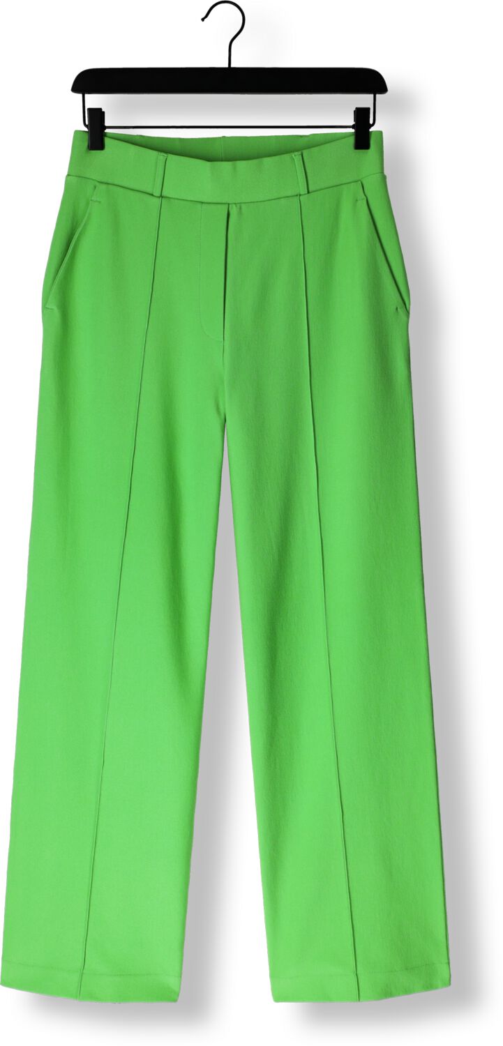 JANSEN AMSTERDAM Dames Broeken Abby Broek Hvm 439 Wide Long Groen