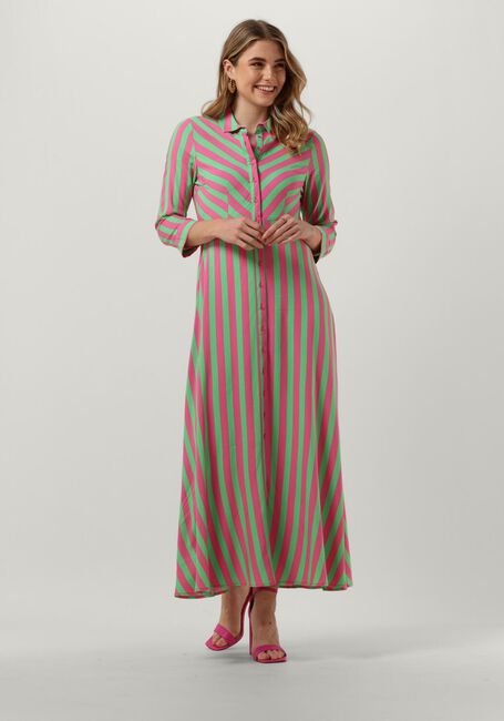 Roze Y.A.S. Maxi jurk YASSAVANNA LONG SHIRT DRESS - large