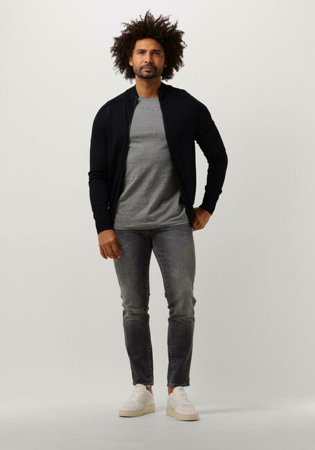 Donkerblauwe MATINIQUE T-shirt JERMANE MINI STRIPE - large