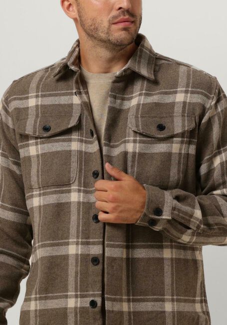 Zand SELECTED HOMME Overshirt SLHLOOSEMASON-PABLO LS OVERSHIRT W - large