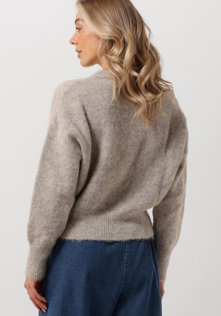 Grijze BY-BAR Trui SONNY NATURAL PULLOVER - large