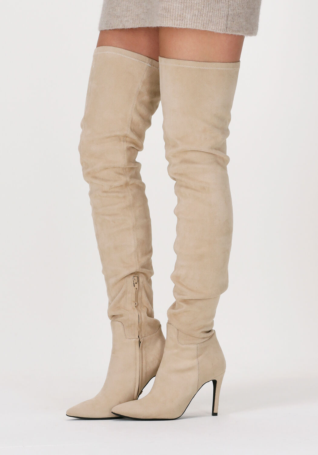 Josh V Jv Flori Laarzen Beige in Natural Womens Shoes Boots Over-the-knee boots 