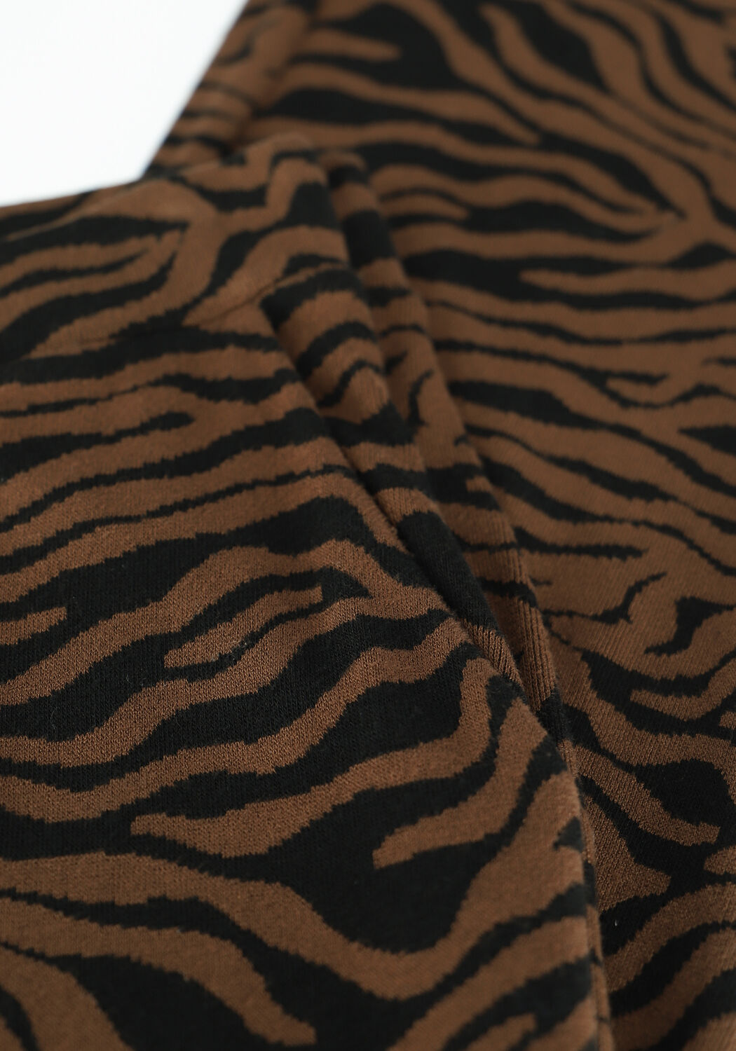 Bruine MODSTR&Ouml;M Flared broek MING PANTS - large