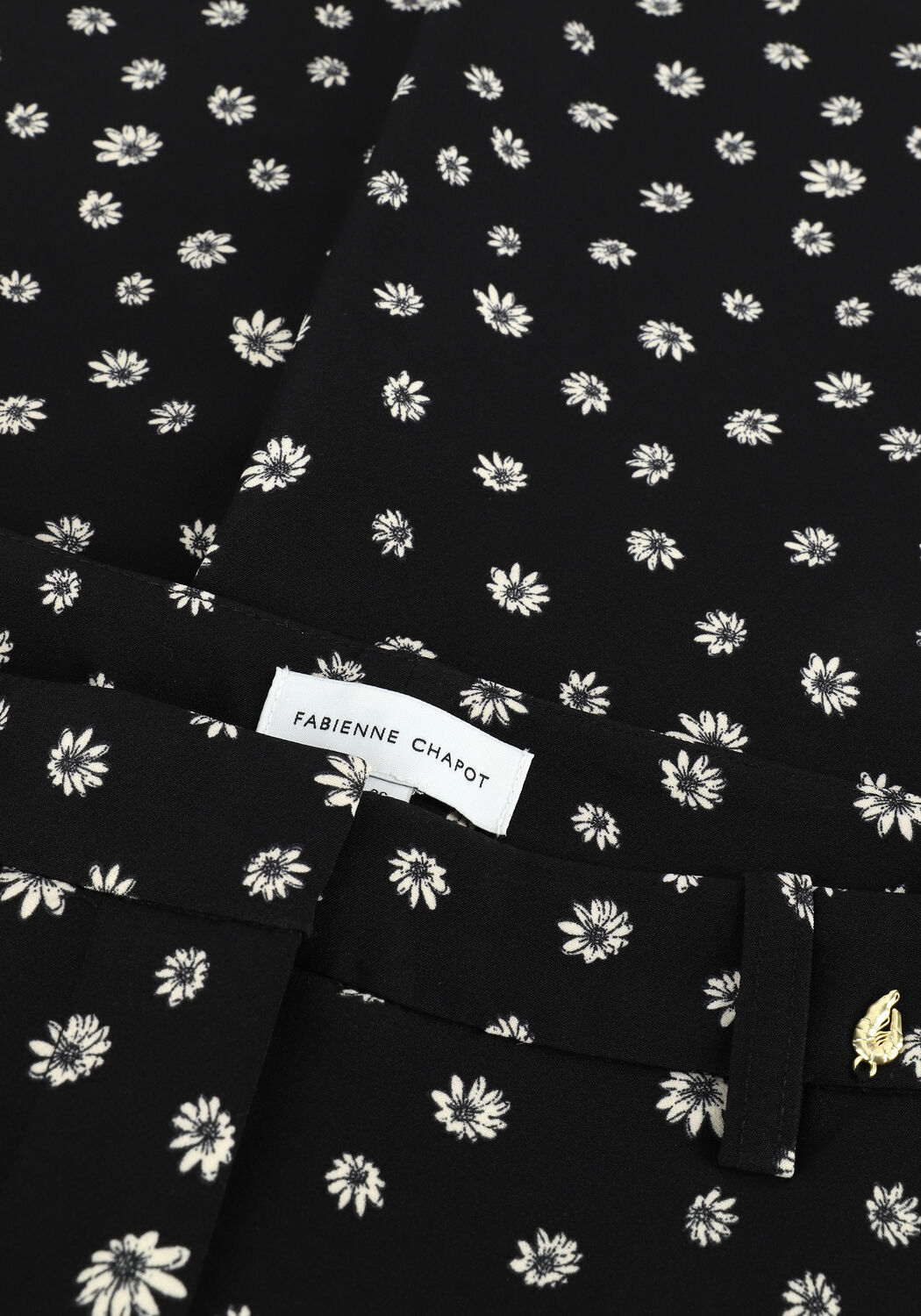 Zwarte FABIENNE CHAPOT Flared broek PUCK TROUSERS - large