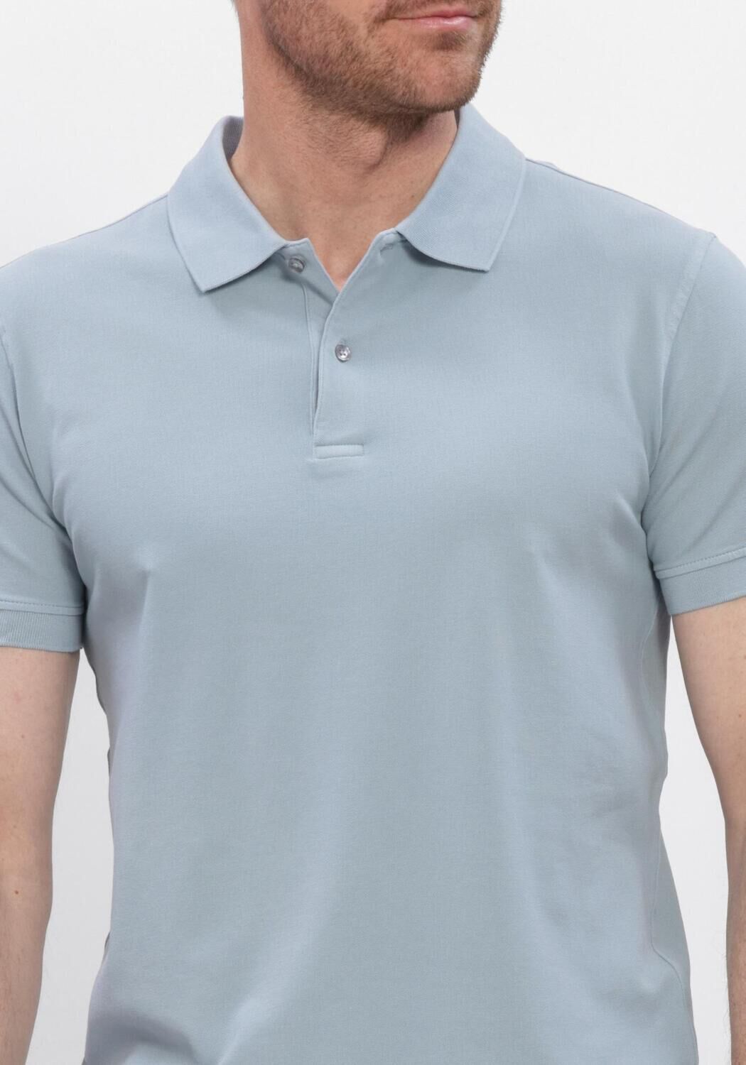 Lichtblauwe STEFANO LAURAN Polo POLO BJORN - large