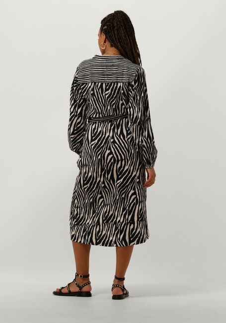 Zwarte STELLA FOREST Midi jurk E24RO053 - large