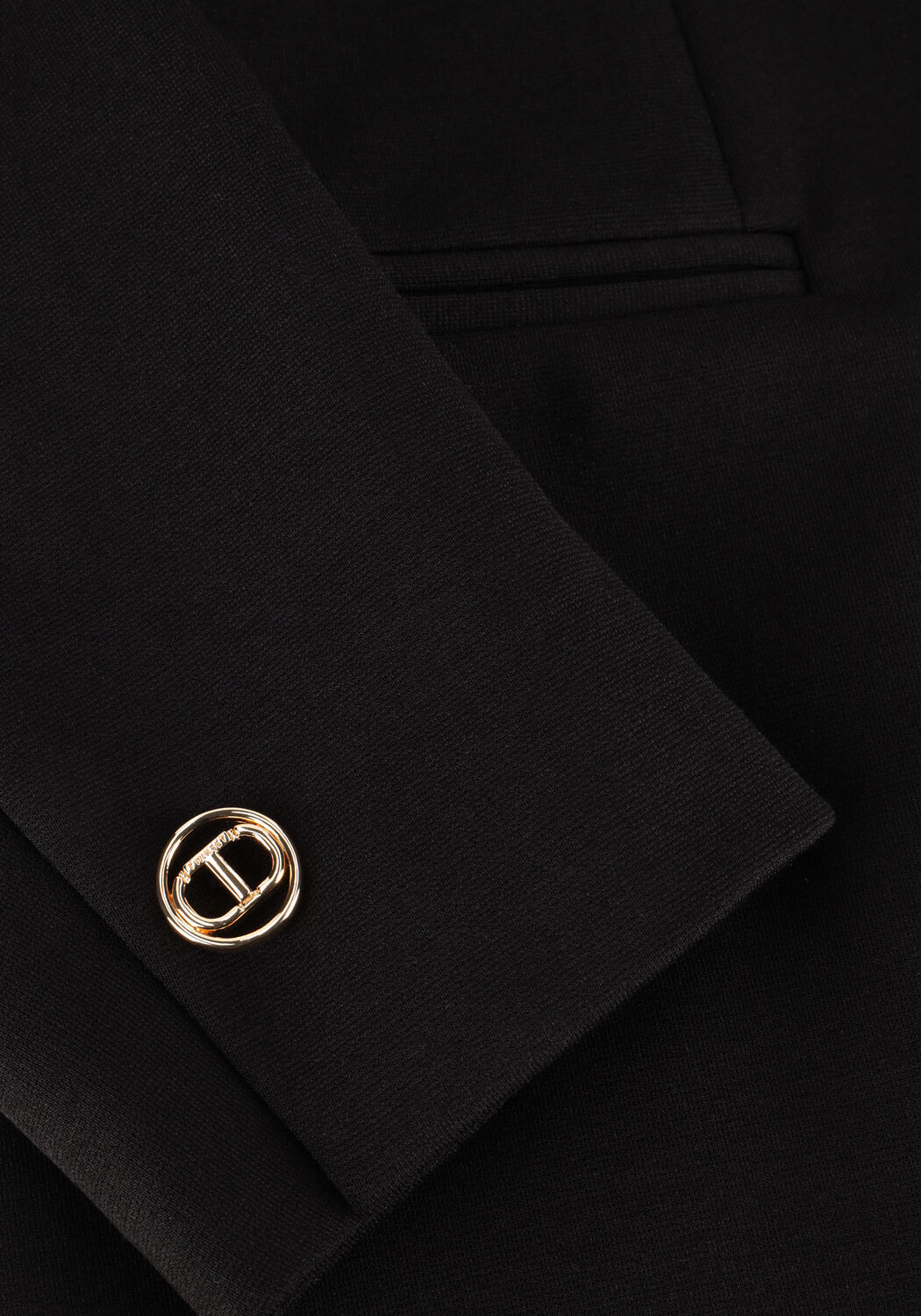 Zwarte TWINSET MILANO Mini jurk 242TP2400 - large