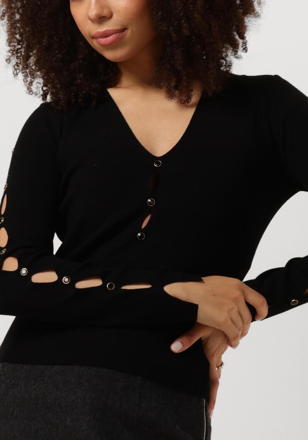 TWINSET MILANO Dames Tops & T-shirts 242tp3312 Zwart