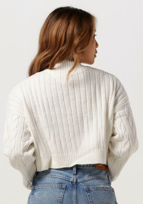 Witte TOMMY JEANS Trui SWEATERS CROP - large