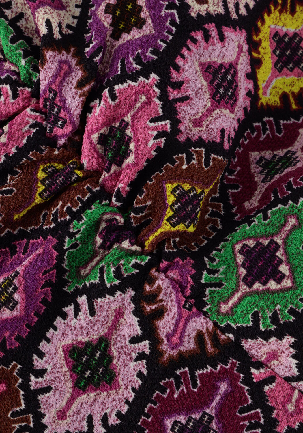 Zwarte REFINED DEPARTMENT Mini jurk LOTTE - large