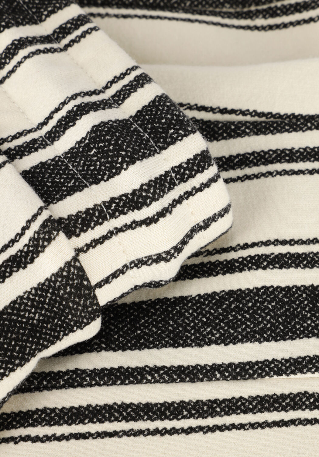 Gebroken wit 10DAYS Pantalon STRAIGHT JOGGER STRIPES - large