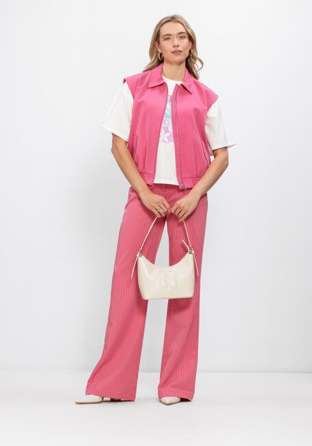 Roze YDENCE Wijde broek PANTS REN&Eacute;E TALL - large