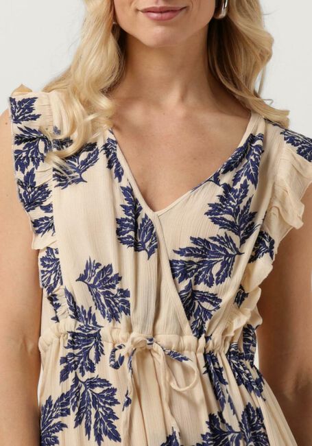 Ecru LOLLYS LAUNDRY Maxi jurk SAMOLL MIDI DRESS SL - large