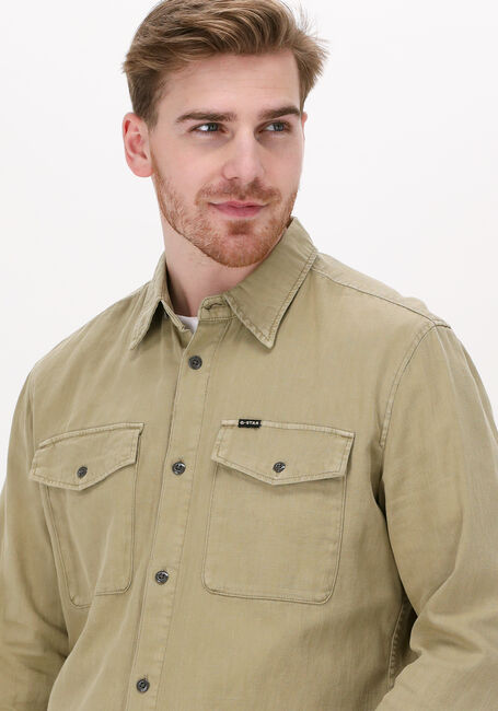 Groene G-STAR RAW Casual overhemd MARINE SLIM SHIRT L/S - large