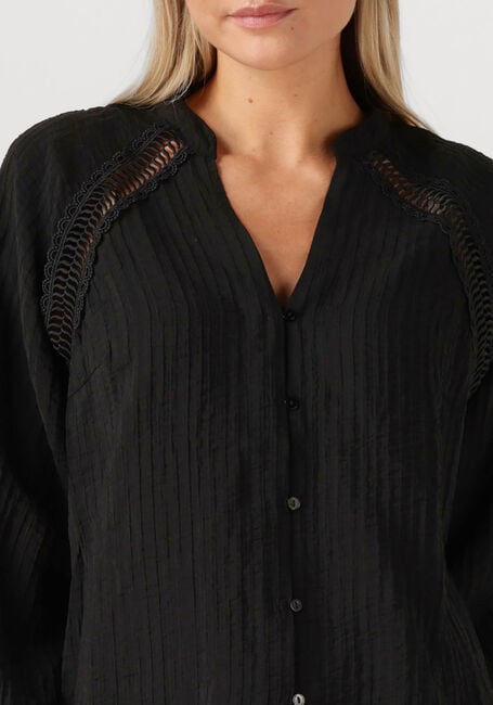 Zwarte CO'COUTURE Blouses SHINA LACE V-SHIRT - large