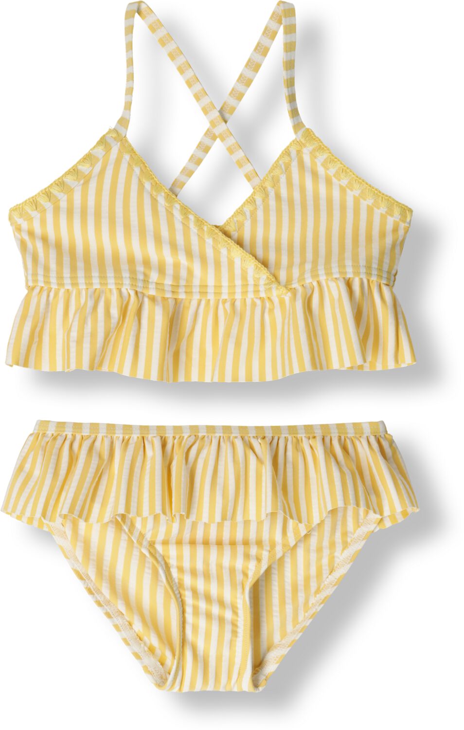 LIL' ATELIER Meisjes Zwemkleding Nmffarrow Swim Set Geel