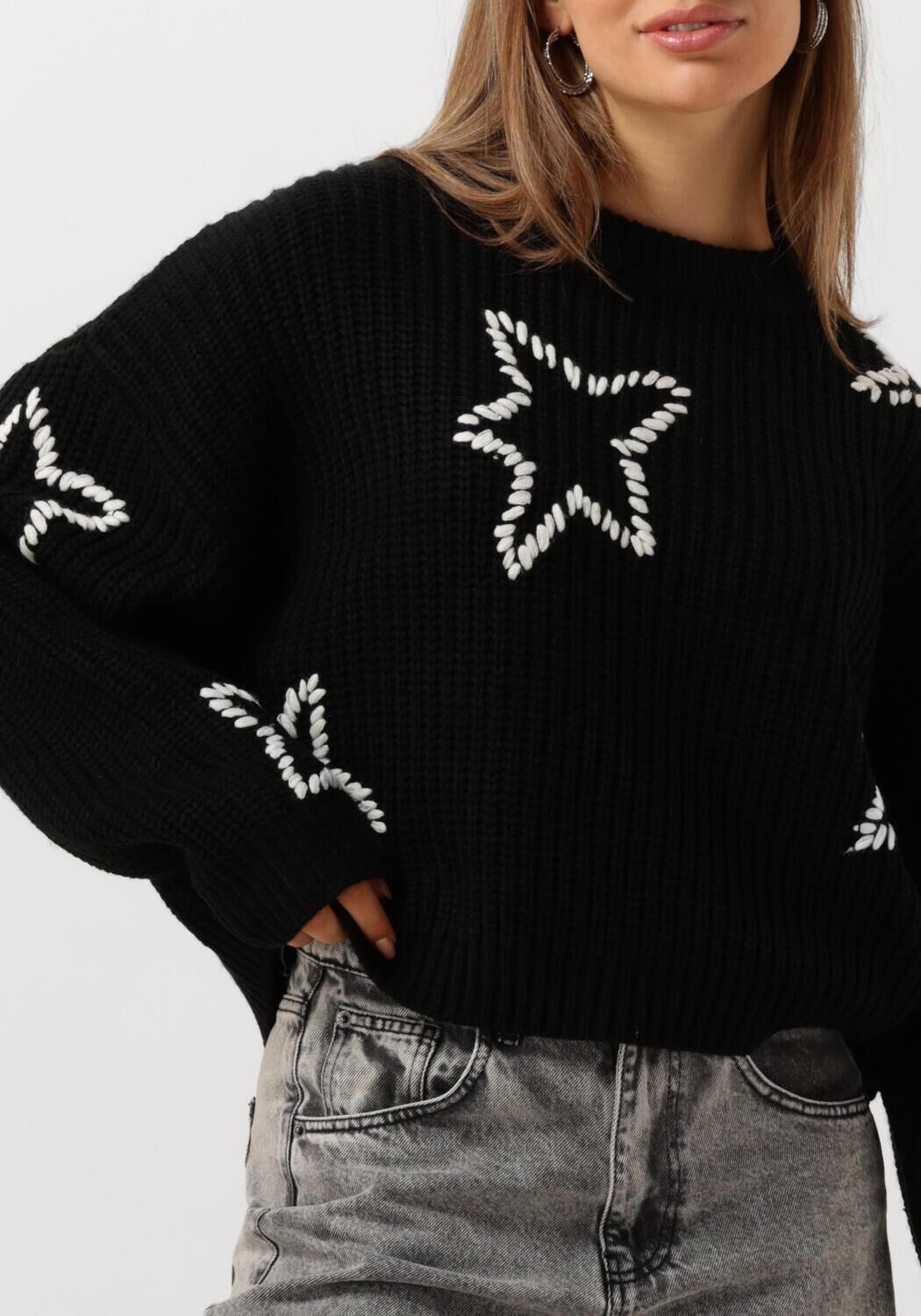 NUKUS Dames Truien & Vesten Atlanta Pullover Zwart