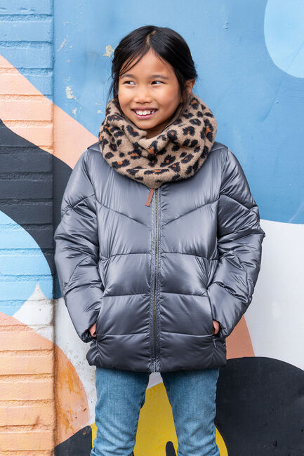 Blauwe LIKE FLO Gewatteerde jas ASHLEY FLO GIRLS HOODED JACKET - large