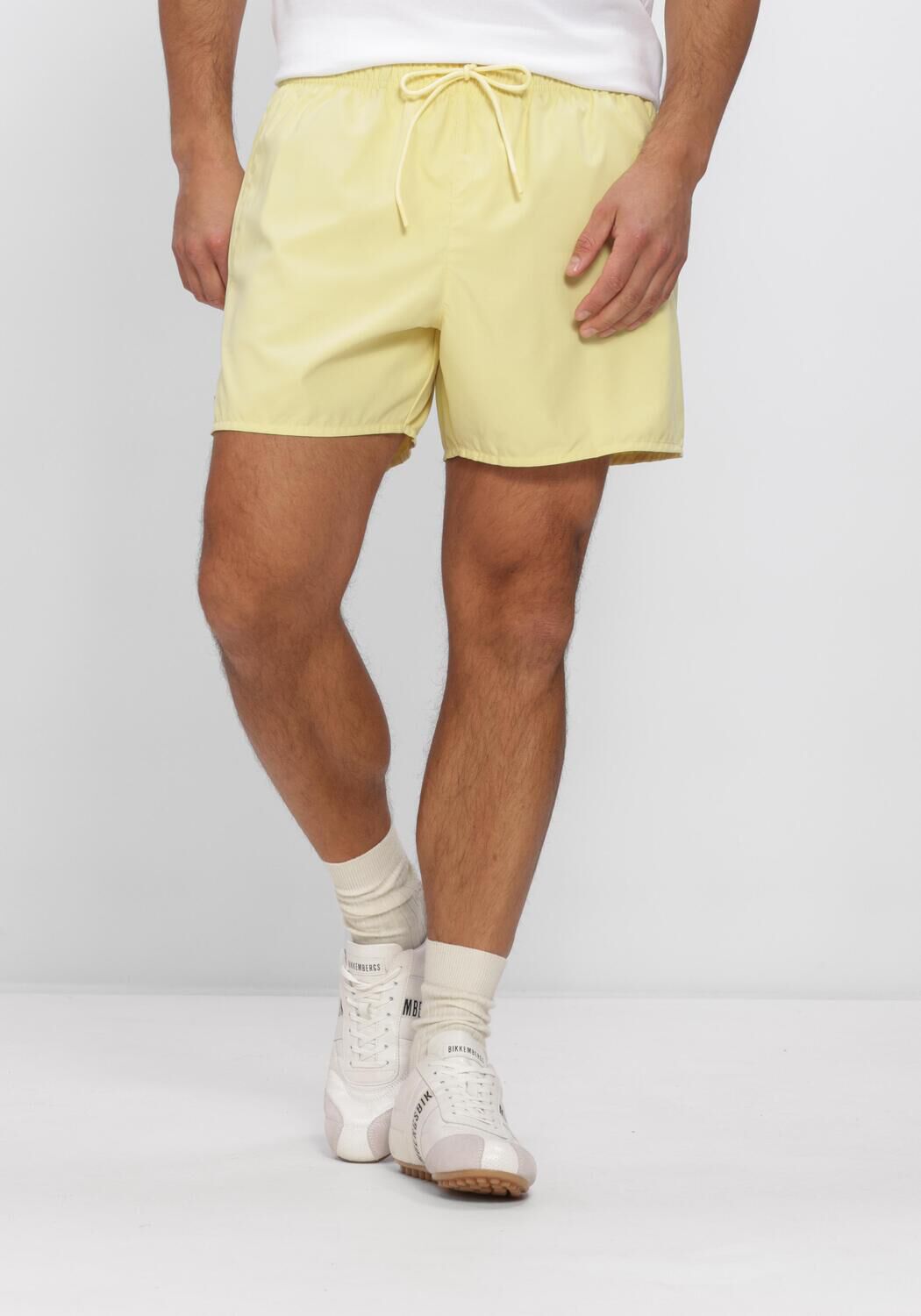 Gele LACOSTE Zwembroeken SHORT QUICK-DRY SWIM TRUNKS