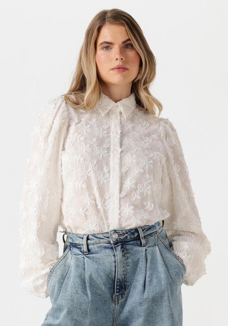 Witte AAIKO Blouses LIEN LONG SLEEVE CO 510 - large