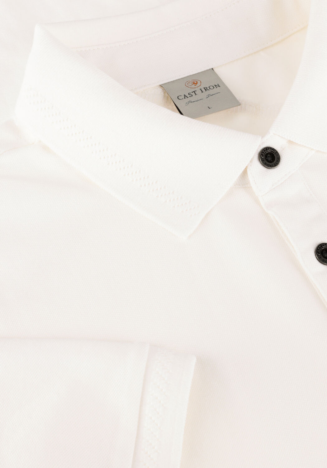 Witte CAST IRON Polo SHORT SLEEVE POLO FINE PIQUE ESSENTIAL - large