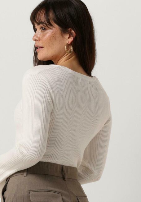 Ecru MSCH COPENHAGEN Trui MSCHVENDELA RACHELLE V PULLOVER - large